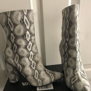 Snake skin boots